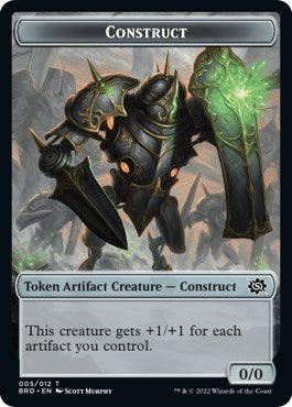 Servo // Construct (005) Double-Sided Token [The Brothers' War Commander Tokens] | Jack's On Queen