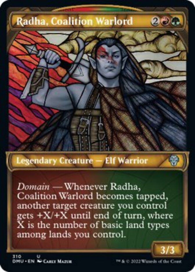 Radha, Coalition Warlord (Showcase) [Dominaria United] | Jack's On Queen