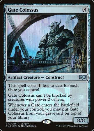 Gate Colossus [Ravnica Allegiance Promos] | Jack's On Queen