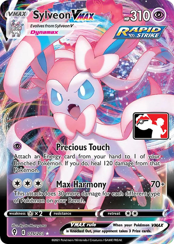 Sylveon VMAX (075/203) [Prize Pack Series One] | Jack's On Queen