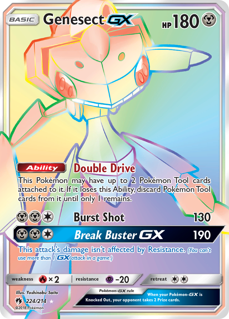 Genesect GX (224/214) [Sun & Moon: Lost Thunder] | Jack's On Queen