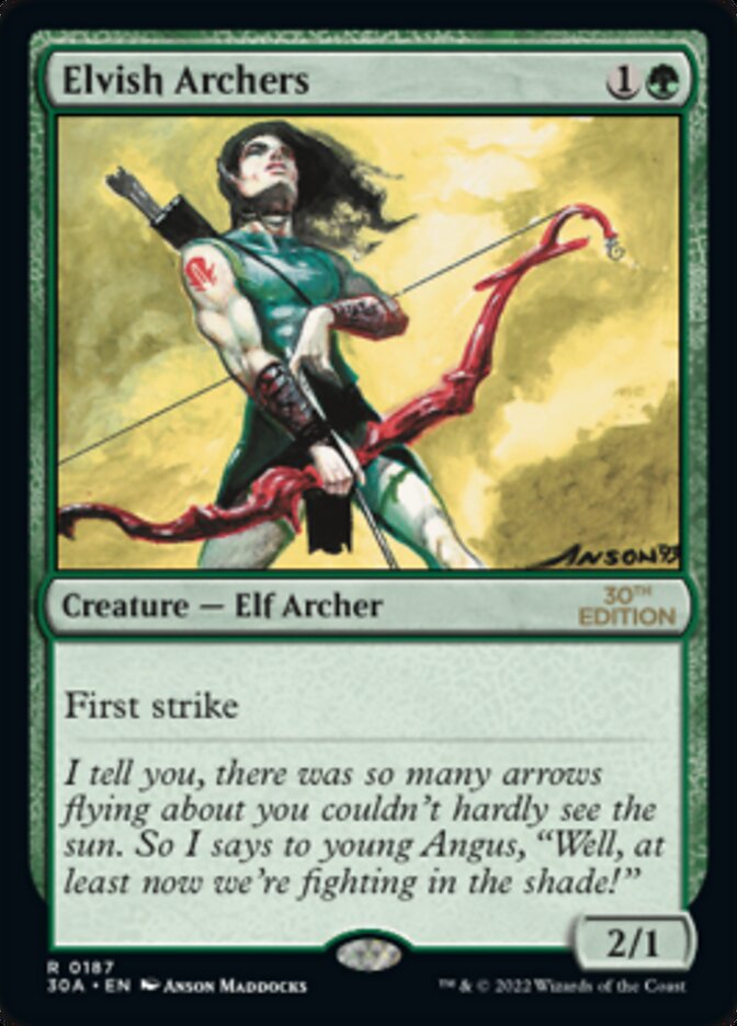 Elvish Archers [30th Anniversary Edition] | Jack's On Queen