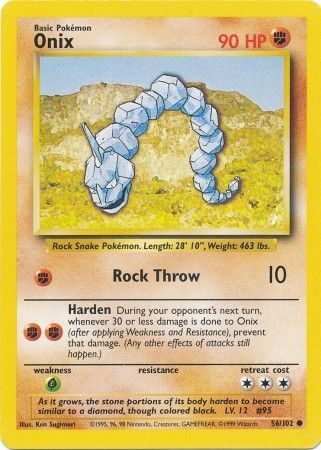 Onix (56/102) [Base Set Unlimited] | Jack's On Queen