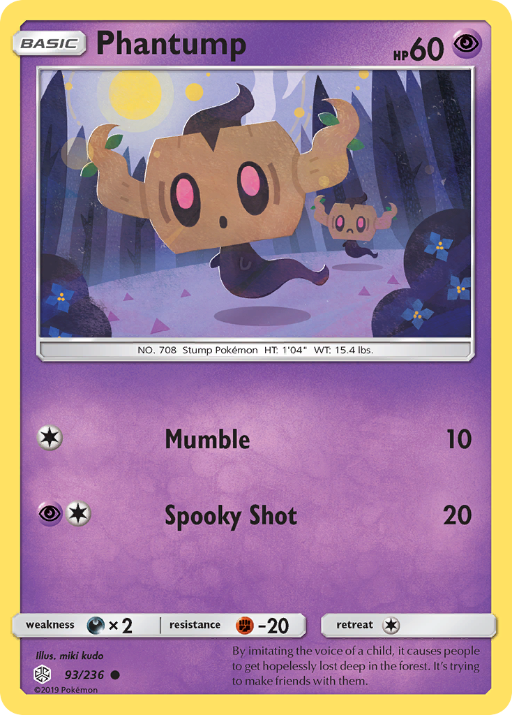 Phantump (93/236) [Sun & Moon: Cosmic Eclipse] | Jack's On Queen