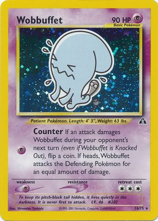 Wobbuffet (16/75) [Neo Discovery Unlimited] | Jack's On Queen