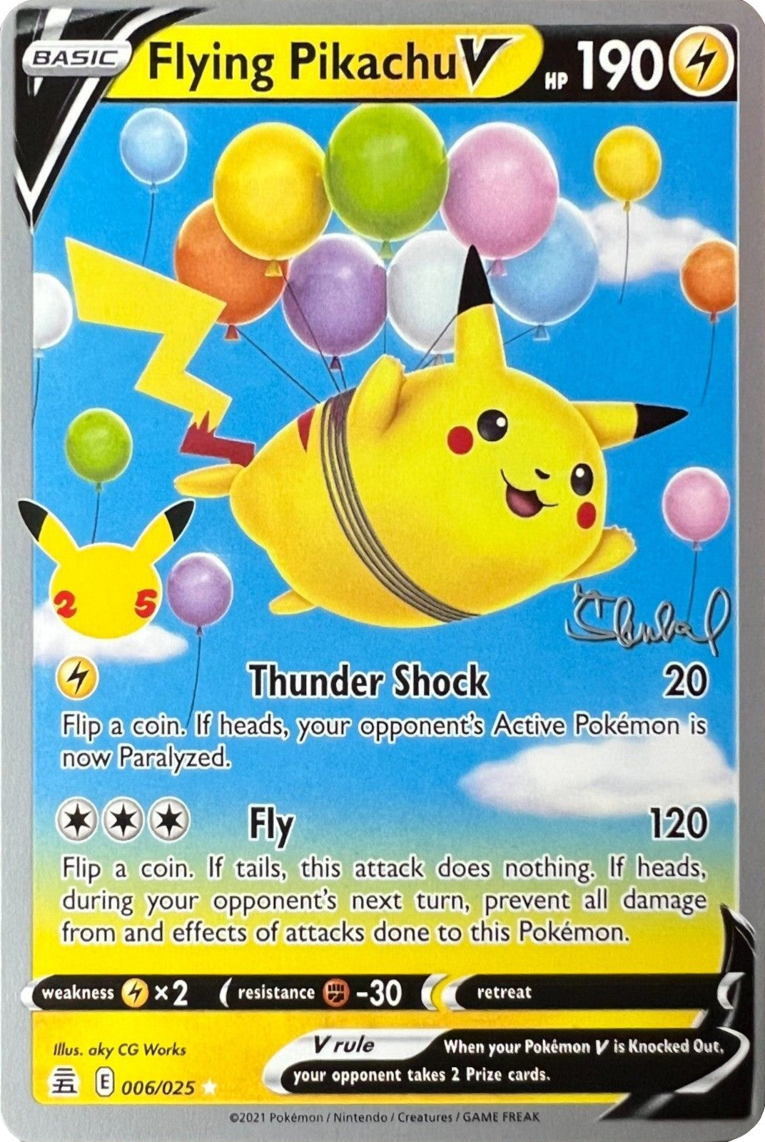 Flying Pikachu V (006/025) (ADP - Ondrej Skubal) [World Championships 2022] | Jack's On Queen