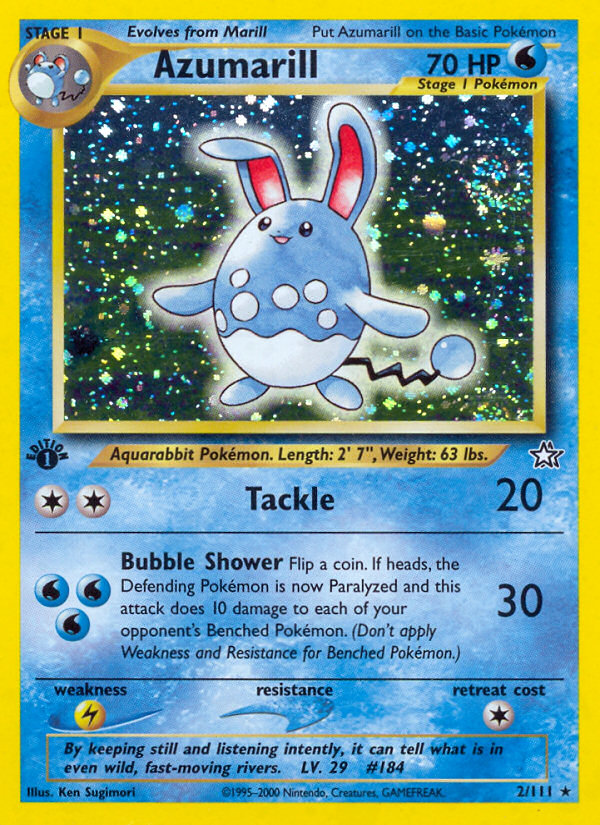 Azumarill (2/111) [Neo Genesis 1st Edition] | Jack's On Queen