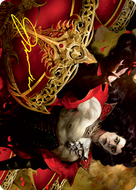 Bloodvial Purveyor Art Card (Gold-Stamped Signature) [Innistrad: Crimson Vow Art Series] | Jack's On Queen