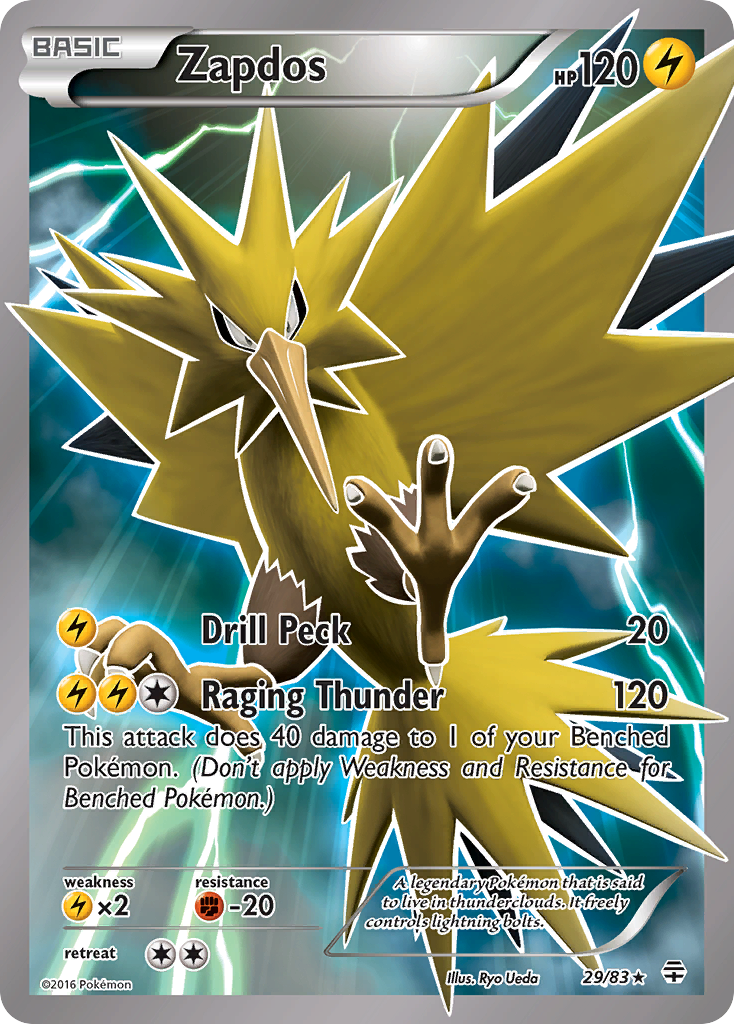 Zapdos (29/83) [XY: Generations] | Jack's On Queen