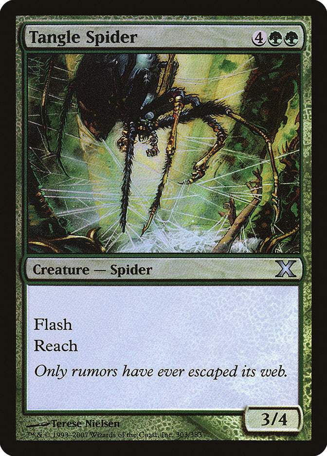 Tangle Spider (Premium Foil) [Tenth Edition] | Jack's On Queen