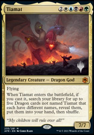 Tiamat (Promo Pack) [Dungeons & Dragons: Adventures in the Forgotten Realms Promos] | Jack's On Queen