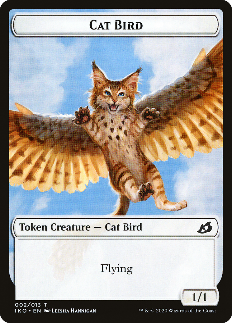 Cat Bird // Thopter Double-Sided Token [Starter Commander Decks] | Jack's On Queen