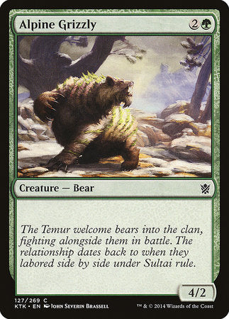 Alpine Grizzly [Khans of Tarkir] | Jack's On Queen