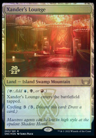 Xander's Lounge [Streets of New Capenna Prerelease Promos] | Jack's On Queen