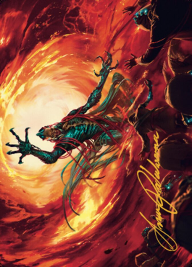 Gix, Yawgmoth Praetor Art Card (Gold-Stamped Signature) [The Brothers' War Art Series] | Jack's On Queen