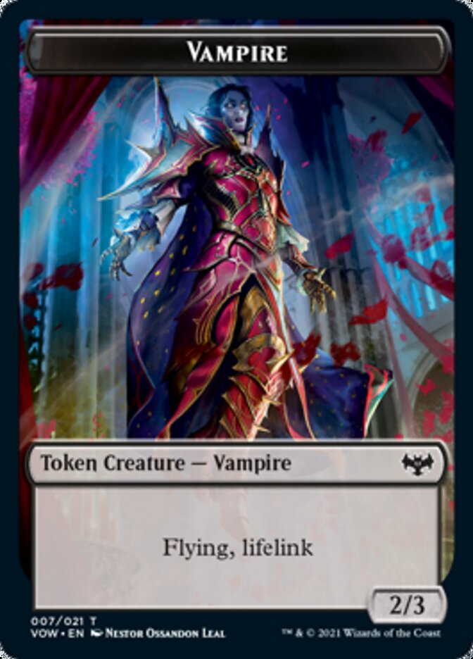 Vampire Token (007) [Innistrad: Crimson Vow Tokens] | Jack's On Queen