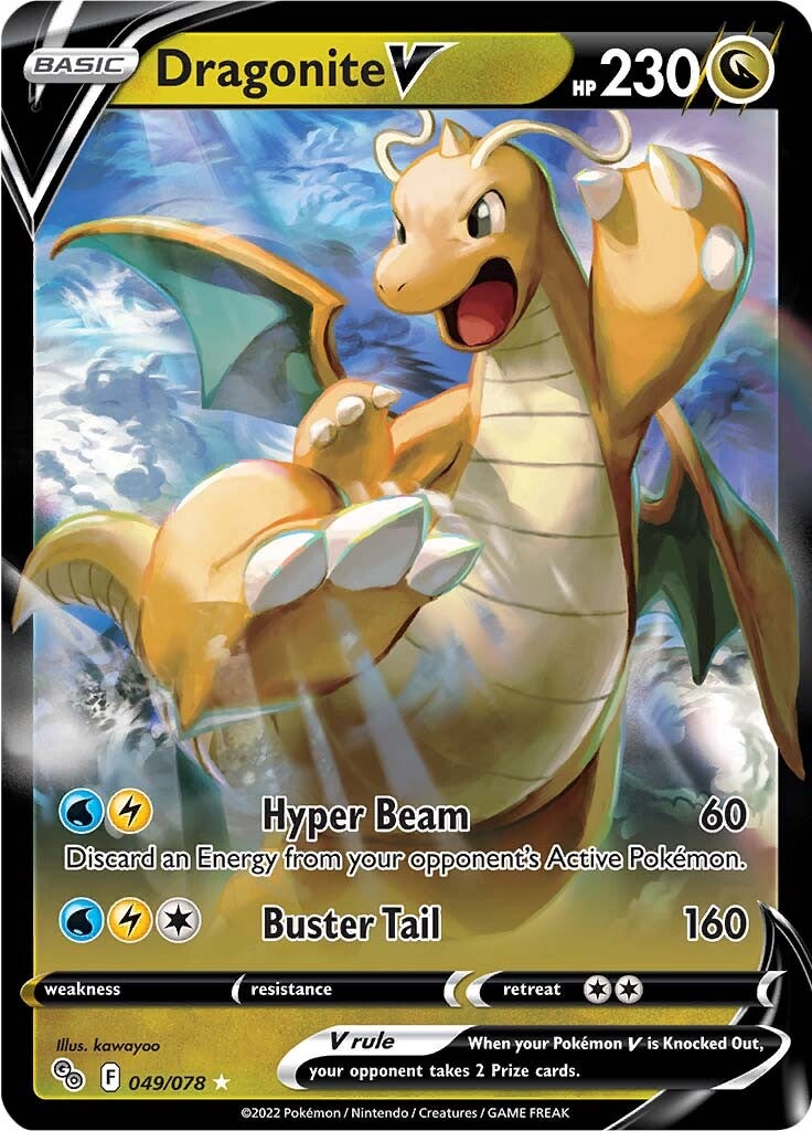 Dragonite V (049/078) [Pokémon GO] | Jack's On Queen