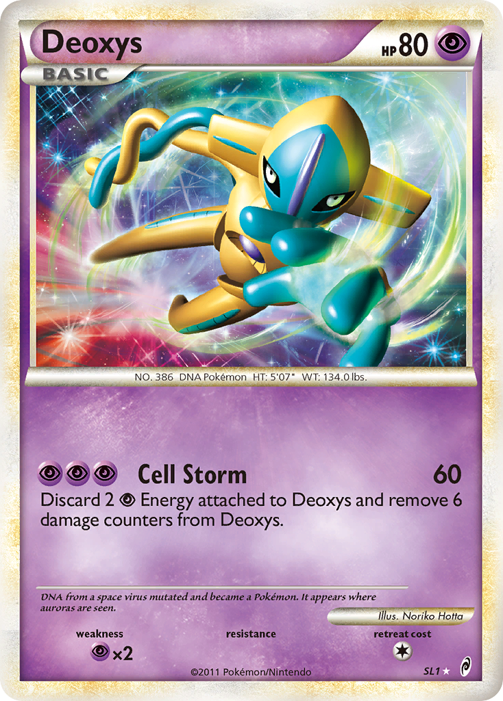 Deoxys (SL1) [HeartGold & SoulSilver: Call of Legends] | Jack's On Queen