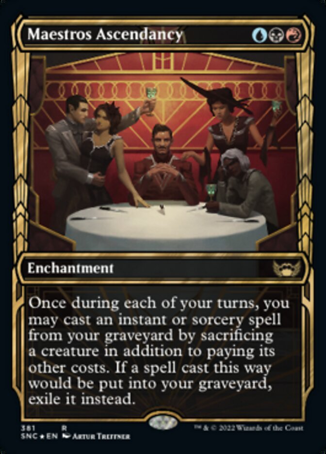 Maestros Ascendancy (Showcase Golden Age Gilded Foil) [Streets of New Capenna] | Jack's On Queen