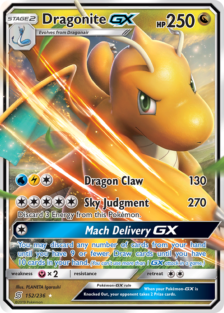 Dragonite GX (152/236) [Sun & Moon: Unified Minds] | Jack's On Queen