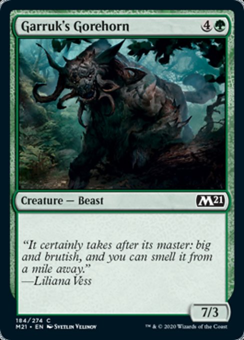 Garruk's Gorehorn [Core Set 2021] | Jack's On Queen