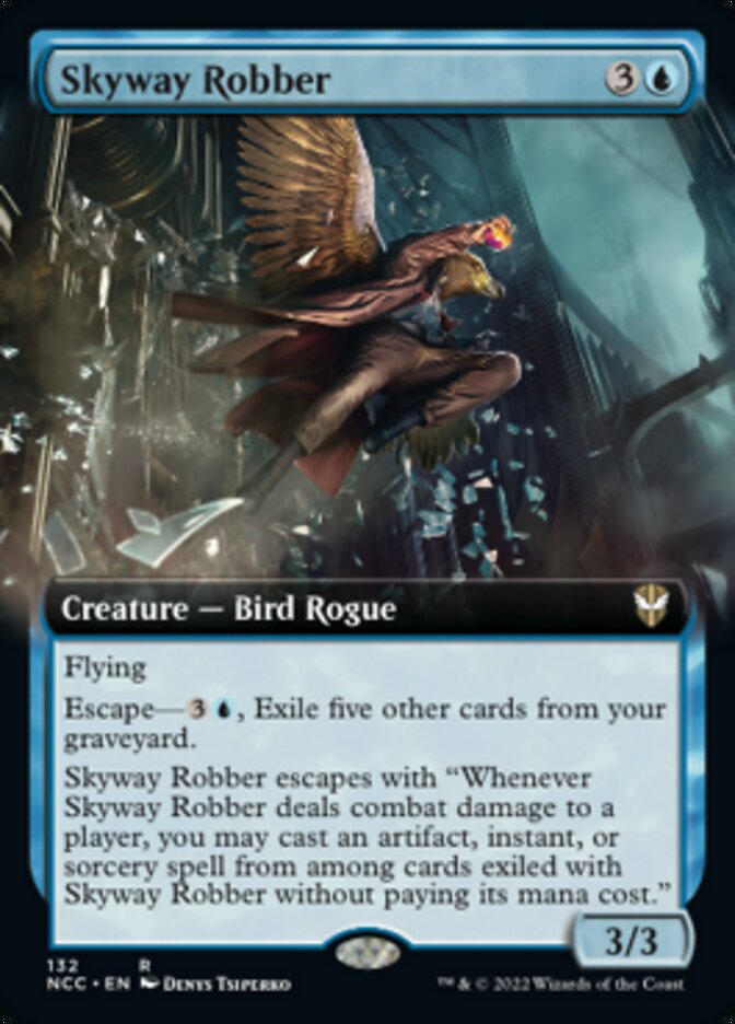 Skyway Robber (Extended Art) [Streets of New Capenna Commander] | Jack's On Queen