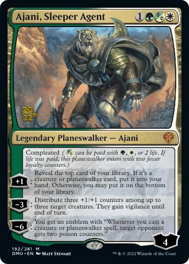 Ajani, Sleeper Agent [Dominaria United Prerelease Promos] | Jack's On Queen