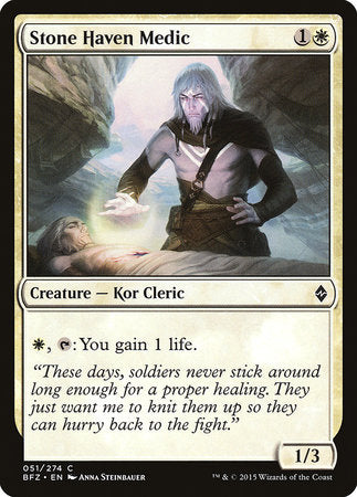 Stone Haven Medic [Battle for Zendikar] | Jack's On Queen