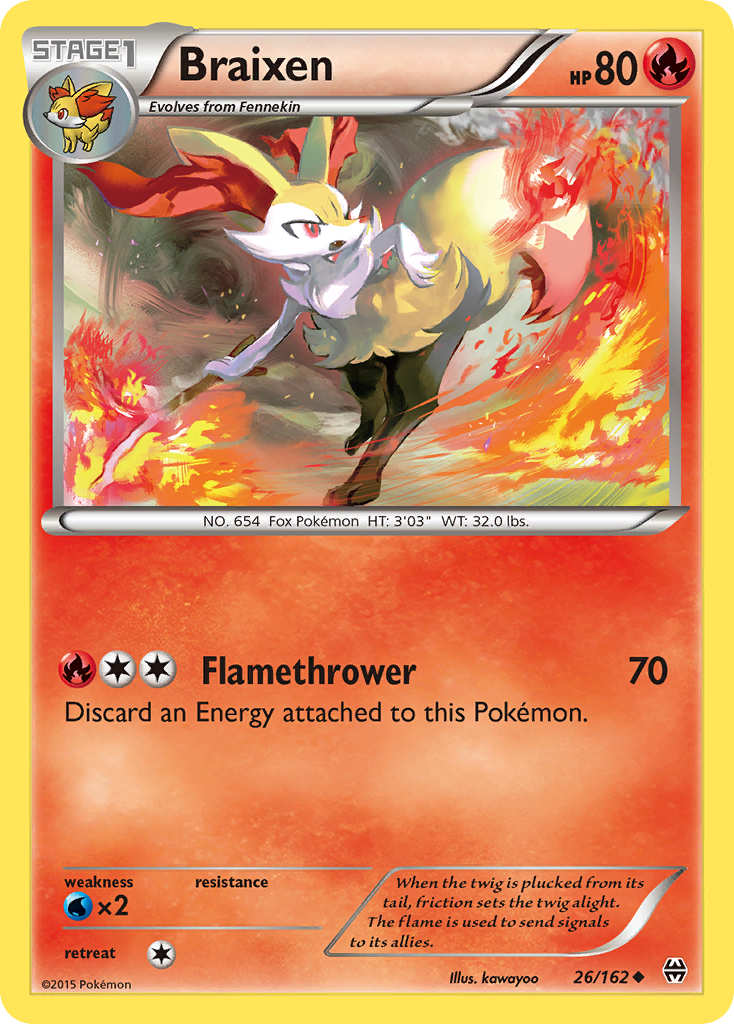 Braixen (26/162) [XY: BREAKthrough] | Jack's On Queen