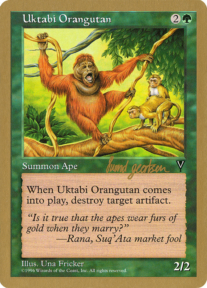 Uktabi Orangutan (Svend Geertsen) (SB) [World Championship Decks 1997] | Jack's On Queen