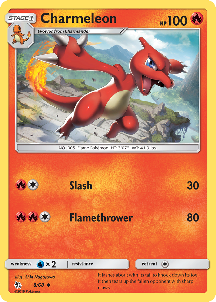 Charmeleon (8/68) [Sun & Moon: Hidden Fates] | Jack's On Queen