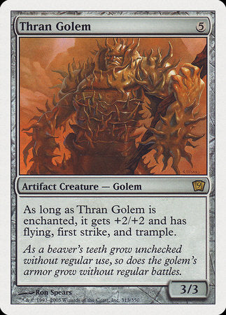 Thran Golem [Ninth Edition] | Jack's On Queen