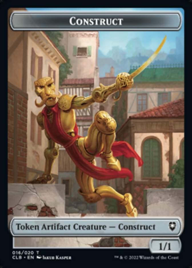 Construct Token [Commander Legends: Battle for Baldur's Gate Tokens] | Jack's On Queen