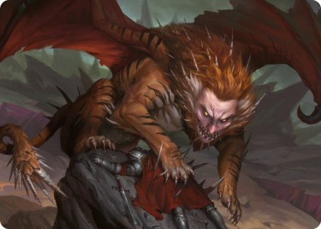 Manticore Art Card [Dungeons & Dragons: Adventures in the Forgotten Realms Art Series] | Jack's On Queen