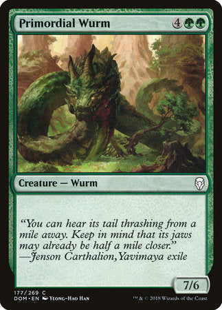 Primordial Wurm [Dominaria] | Jack's On Queen