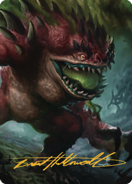 Hezrou Art Card (Gold-Stamped Signature) [Commander Legends: Battle for Baldur's Gate Art Series] | Jack's On Queen