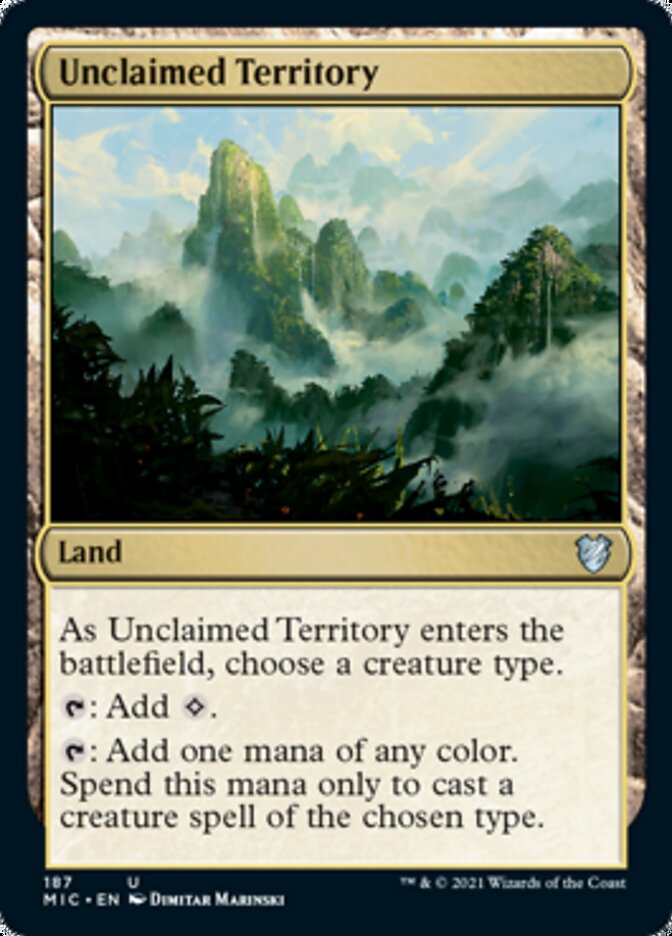 Unclaimed Territory [Innistrad: Midnight Hunt Commander] | Jack's On Queen