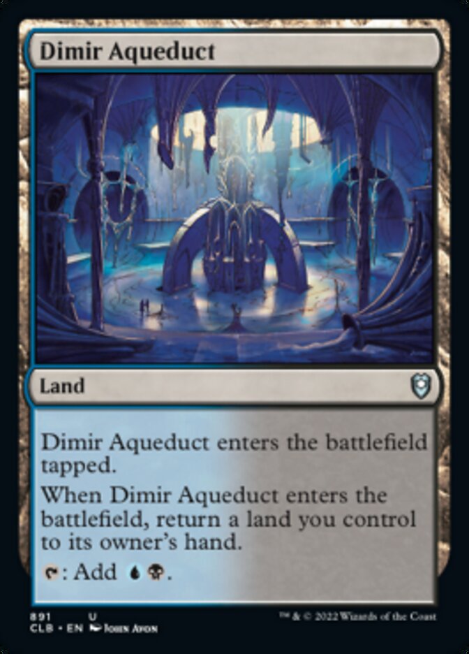 Dimir Aqueduct [Commander Legends: Battle for Baldur's Gate] | Jack's On Queen