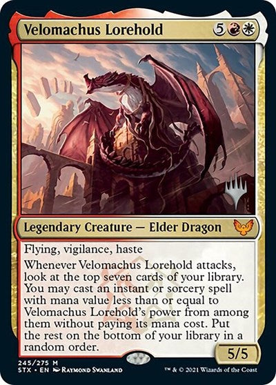 Velomachus Lorehold (Promo Pack) [Strixhaven: School of Mages Promos] | Jack's On Queen