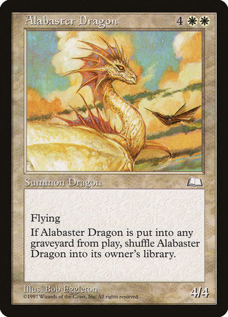 Alabaster Dragon [Weatherlight] | Jack's On Queen