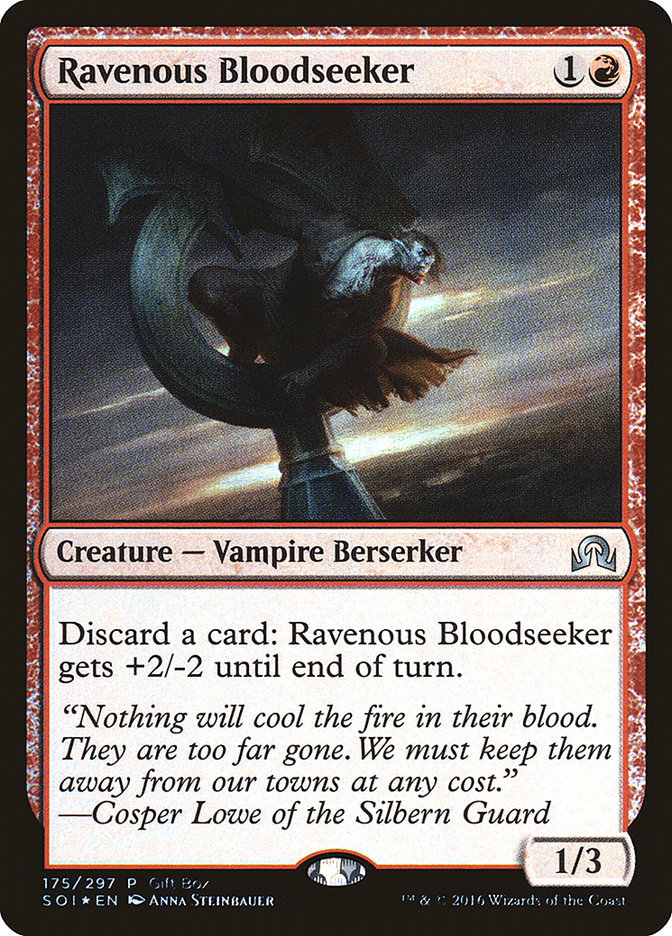 Ravenous Bloodseeker (Gift Box) [Shadows over Innistrad Promos] | Jack's On Queen