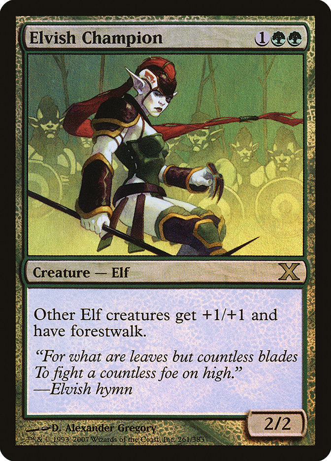 Elvish Champion (Premium Foil) [Tenth Edition] | Jack's On Queen