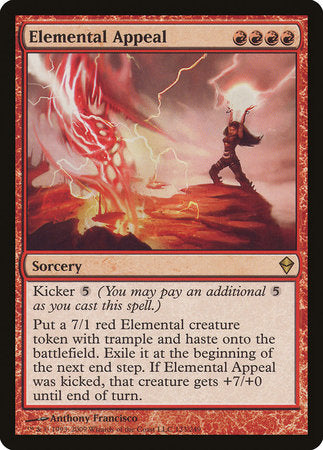 Elemental Appeal [Zendikar] | Jack's On Queen