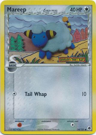 Mareep (54/101) (Delta Species) (Stamped) [EX: Dragon Frontiers] | Jack's On Queen