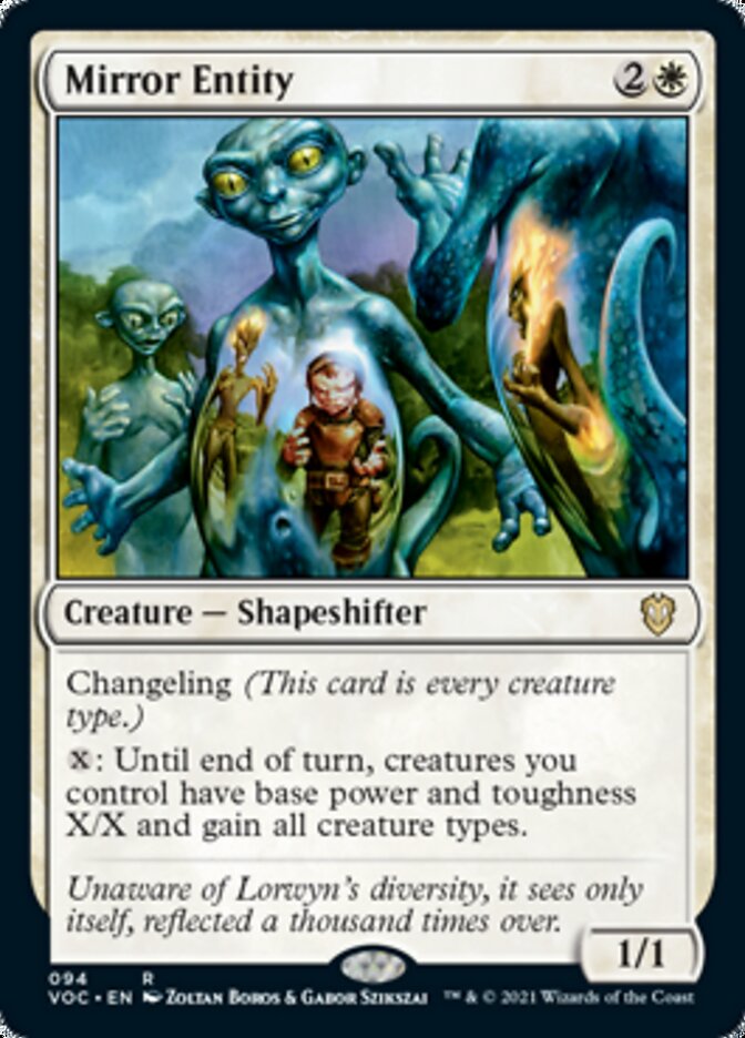 Mirror Entity [Innistrad: Crimson Vow Commander] | Jack's On Queen