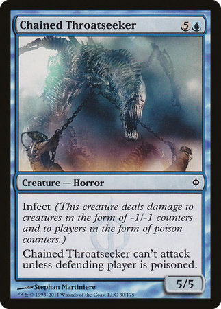 Chained Throatseeker [New Phyrexia] | Jack's On Queen