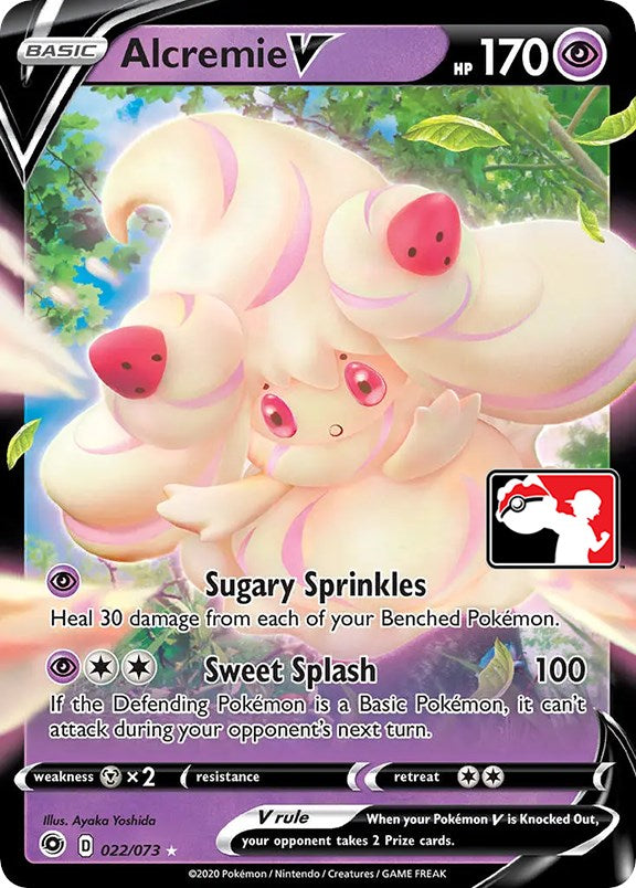 Alcremie V (22/73) [Prize Pack Series One] | Jack's On Queen
