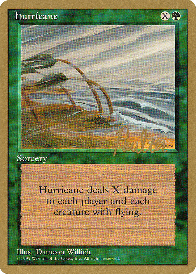 Hurricane (Preston Poulter) [Pro Tour Collector Set] | Jack's On Queen
