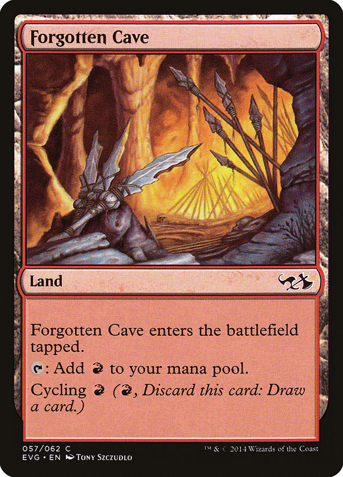 Forgotten Cave (Elves vs. Goblins) [Duel Decks Anthology] | Jack's On Queen