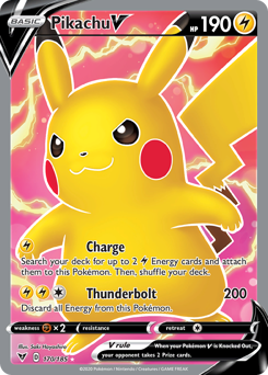 Pikachu V (170/185) [Sword & Shield: Vivid Voltage] | Jack's On Queen